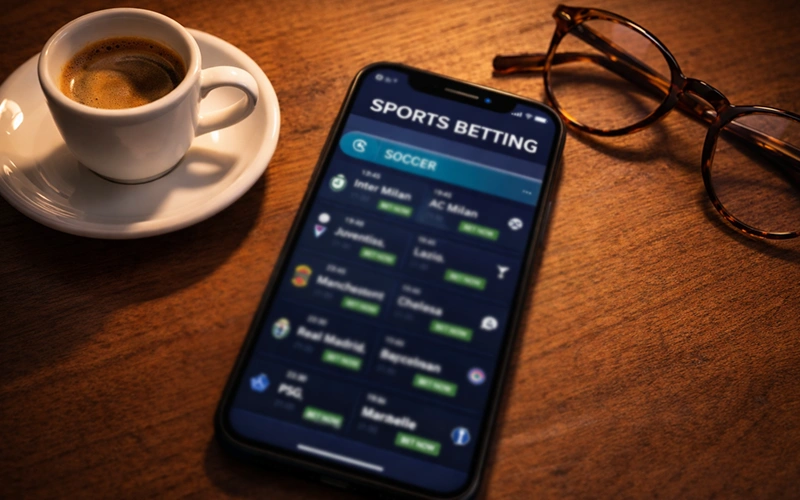 Schermata home dell'app Better con palinsesto eventi sportivi